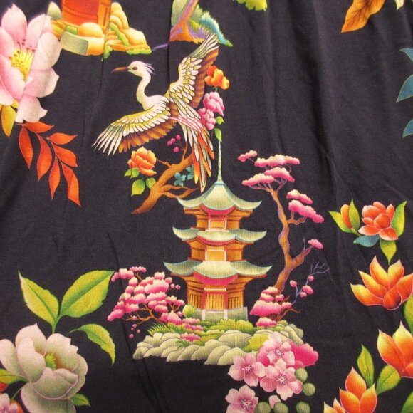 NWT Johnny Was Janie Favorite Long Sleeve Tiered Henley Stretch Jersey Dress M - Picture 5 of 8